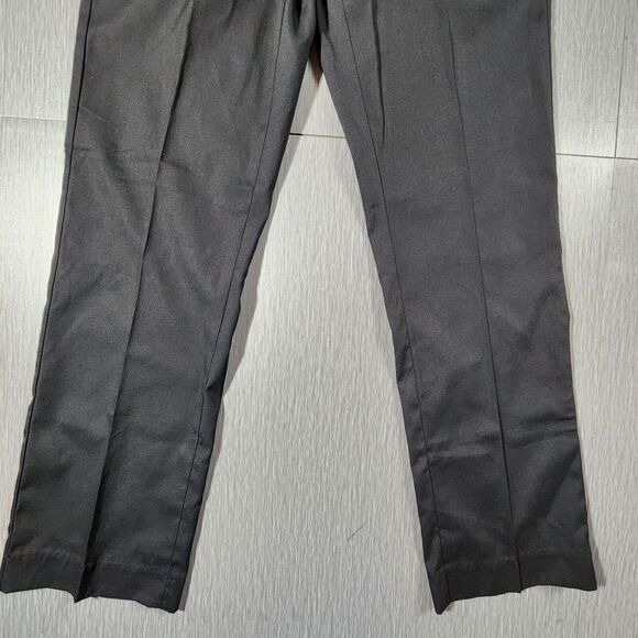 Dennis Uniform Men's Flat Front Pants Black Harbour Size 30x32 NWT - Picture 2 of 12
